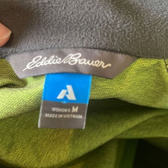 Eddie Bauer Women’s Neon Green and Gray Lightweight size Medium - Picture 5 of 6